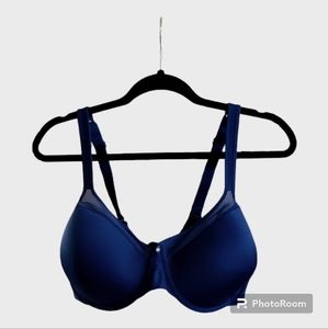 Bail Comfortlite Smoothing Bra Underwire Lightly Lined Royal Blue Sz 40DD NWOT